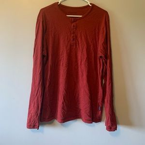 Patagonia Men's Long-Sleeved Daily Henley (Red)